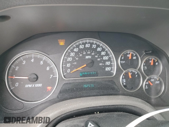 2004 GMC Envoy SLT with VIN 1GKDT13S242201036, listed as a Copart auction lot 50698255 with 152,575 mi miles and Salvage Title. Bid and sale history available at carsss.com. Image 9.