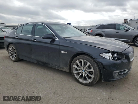 2014 BMW 5 Series 535d with VIN WBAXA5C57ED690696, listed as a Copart auction lot 45339685 with 108,958 mi miles and Salvage Title. Bid and sale history available at carsss.com. Image 4.