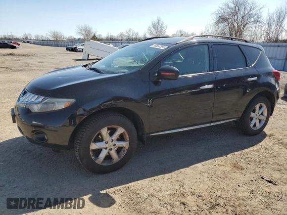 2009 Nissan Murano S with VIN JN8AZ18W69W159063, listed as a Copart auction lot 50553285 with 262,942 mi miles and Clean Title. Bid and sale history available at DreamBid. Image 1.