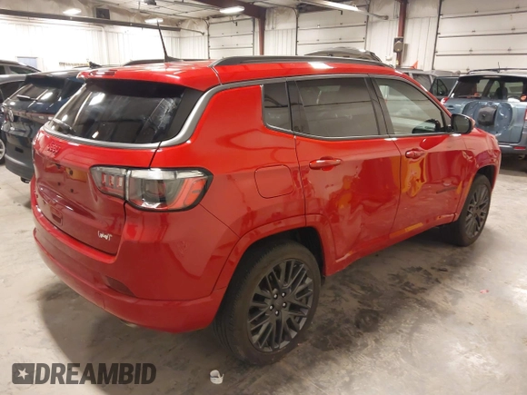 2022 Jeep Compass High Altitude with VIN 3C4NJDCBXNT182369, listed as a IAAI auction lot 41489803 with 17,093 mi miles and . Bid and sale history available at DreamBid. Image 4.