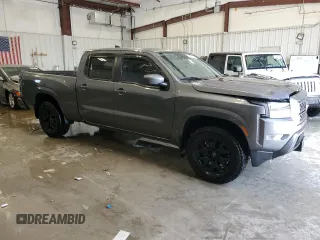 2023 Nissan Frontier SV with VIN 1N6ED1FK0PN636758, listed as a Copart auction lot 70601224 with 19,997 mi miles and Salvage Title. Bid and sale history available at carsss.com. Image 4.