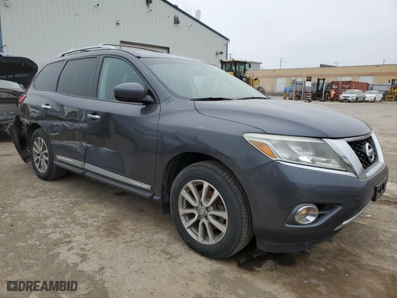 2014 Nissan Pathfinder S with VIN 5N1AR2MM0EC726123, listed as a Copart auction lot 52197765 with 175,761 mi miles and Clean Title. Bid and sale history available at carsss.com. Image 4.