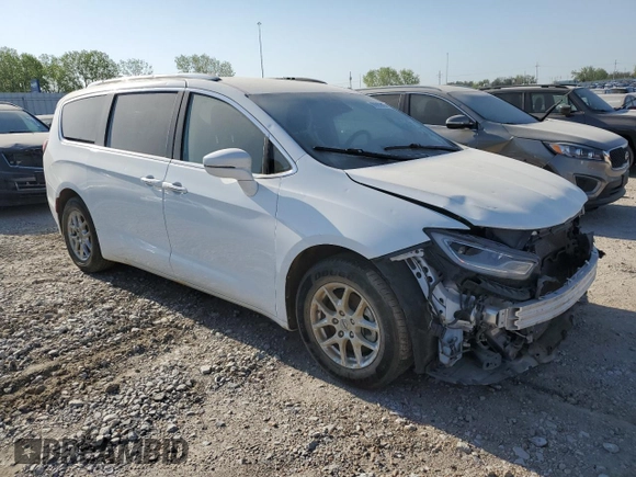 2021 Chrysler Pacifica Touring L with VIN 2C4RC1BG2MR574402, listed as a Copart auction lot 88883045 with Not provided miles and Salvage title. Bid and sale history available at DreamBid. Image 4.