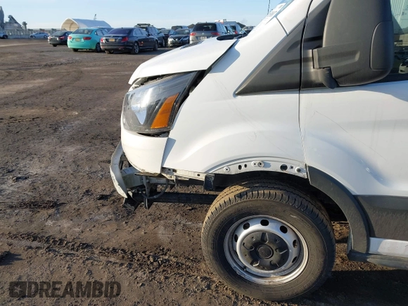 2023 Ford Transit Cargo with VIN 1FTBR1C8XPKB46362, listed as a IAAI auction lot 41530807 with 46,779 mi miles and . Bid and sale history available at carsss.com. Image 18.