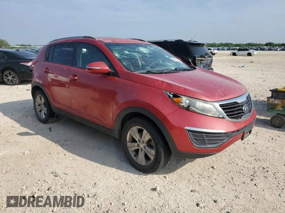 2013 Kia Sportage LX with VIN KNDPB3A27D7475202, listed as a Copart auction lot 51686555 with 110,467 mi miles and Clean title. Bid and sale history available at DreamBid. Image 4.
