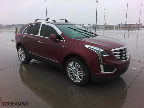 2017 Cadillac XT5 Premium Luxury FWD with VIN 1GYKNCRS3HZ111028, listed as a Copart auction lot 42567165 with NaN miles and Salvage Title. Bid and sale history available at carsss.com. Image 4.