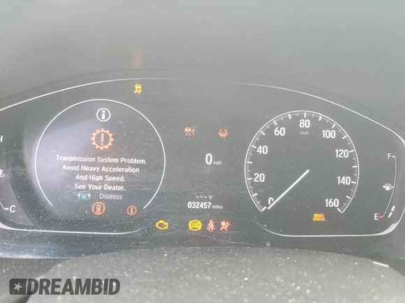 2021 Honda Accord Touring with VIN 1HGCV2F97MA027102, listed as a Copart auction lot 58820925 with 32,457 mi miles and Non repairable. Bid and sale history available at DreamBid. Image 9.