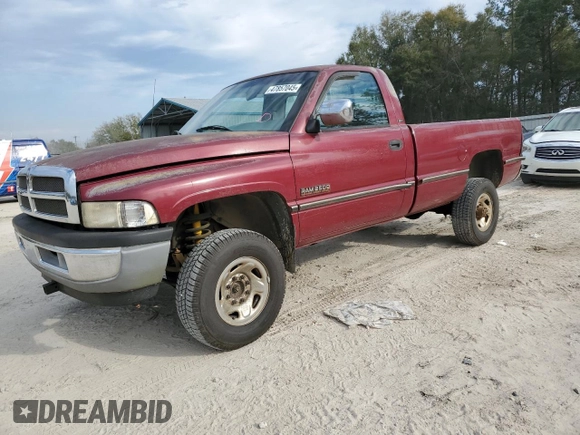 1995 Dodge 2500 with VIN 1B7KF26C8SS170098, listed as a Copart auction lot 47857045 with 192,811 mi miles and Clean Title. Bid and sale history available at carsss.com. Image 1.
