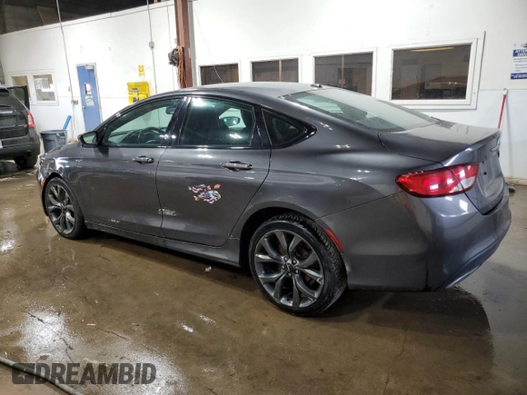 2015 Chrysler 200 S with VIN 1C3CCCBGXFN515782, listed as a Copart auction lot 78106164 with 138,569 mi miles and Clean Title. Bid and sale history available at carsss.com. Image 2.