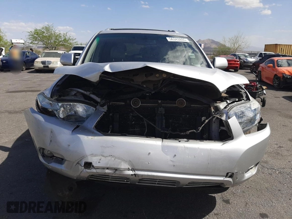 2010 Toyota Highlander Limited with VIN JTEJW3EH9A2040341, listed as a Copart auction lot 56343995 with 123,364 mi miles and Salvage title. Bid and sale history available at DreamBid. Image 5.