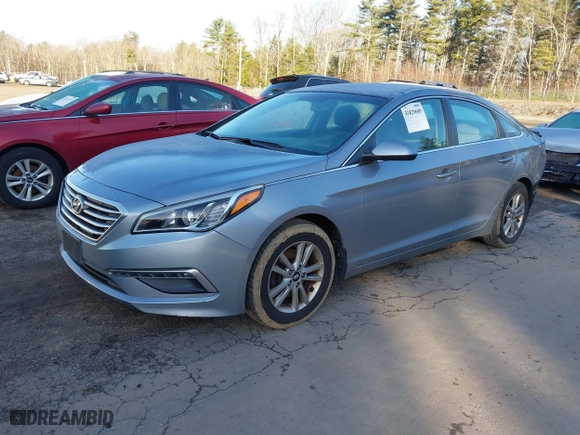 2015 Hyundai Sonata 2.4L SE with VIN 5NPE24AF6FH158414, listed as a IAAI auction lot 41829689 with 88,378 mi miles. Bid and sale history available at carsss.com. Image 2.