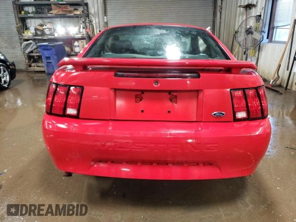 2004 Ford Mustang Standard with VIN 1FAFP40684F179348, listed as a Copart auction lot 47861255 with 0 mi miles and Non Repairable. Bid and sale history available at carsss.com. Image 6.