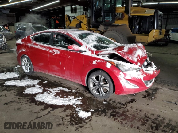 2014 Hyundai Elantra Sport с VIN KMHDH4AH5EU105117, выставлен на аукционе Copart как лот 45161445 с пробегом 93 090 миль миль и Списание • Salvage title. История ставок и продаж доступна на DreamBid. Изображение 4.
