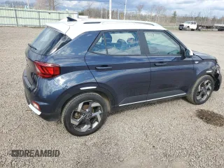 2021 Hyundai Venue SEL with VIN KMHRC8A35MU105794, listed as a Copart auction lot 52933665 with 50,009 mi miles and Salvage Title. Bid and sale history available at carsss.com. Image 3.
