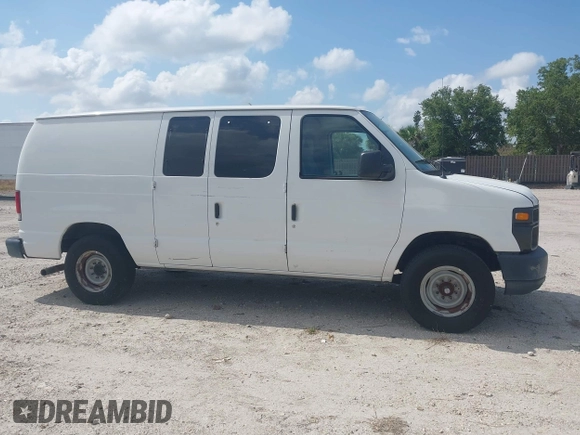 2012 Ford Econoline Cargo Commercial with VIN 1FTNE2EL1CDB15063, listed as a IAAI auction lot 41861426 with 167,961 mi miles and . Bid and sale history available at DreamBid. Image 13.