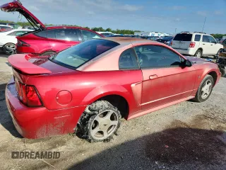 2002 Ford Mustang Standard with VIN 1FAFP40482F101065, listed as a Copart auction lot 62633895 with 223,363 mi miles and Salvage title. Bid and sale history available at DreamBid. Image 3.