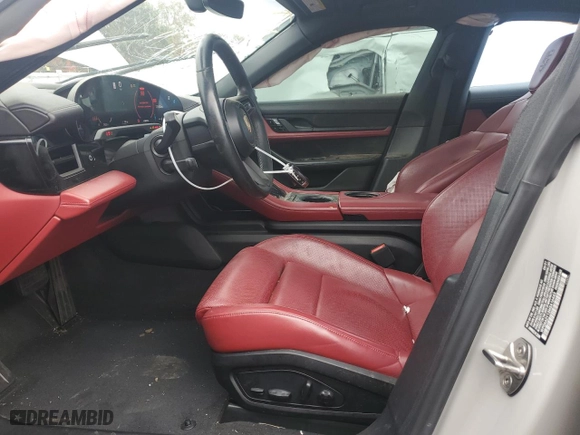 2021 Porsche Taycan with VIN WP0AA2Y13MSA16443, listed as a Copart auction lot 77792804 with NaN miles and Salvage Title. Bid and sale history available at carsss.com. Image 7.