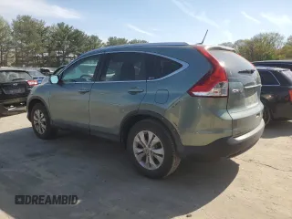2012 Honda CR-V EX-L with VIN 2HKRM4H74CH608390, listed as a Copart auction lot 54158905 with 114,495 mi miles and Salvage Title. Bid and sale history available at DreamBid. Image 2.