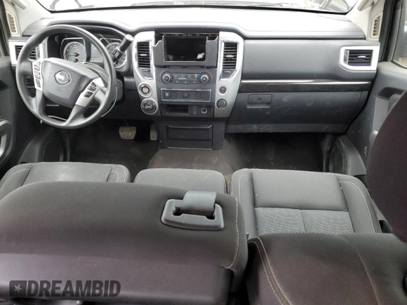 2017 Nissan Titan SV with VIN 1N6AA1EJXHN534790, listed as a Copart auction lot 52567735 with 184,884 mi miles and Salvage Title. Bid and sale history available at DreamBid. Image 8.