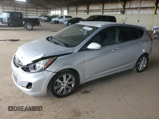 2012 Hyundai Accent SE with VIN KMHCU5AE7CU026029, listed as a Copart auction lot 53893745 with 200,233 mi miles and Salvage Title. Bid and sale history available at carsss.com. Image 1.