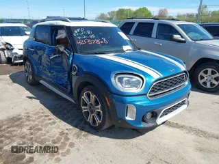 2022 MINI Countryman Cooper S z VIN WMZ53BR07N3N34260, wystawiony jako IAAI lot #42137868 z przebiegiem Nie podano mil oraz . Historia ofert i sprzedaży dostępna na DreamBid. Obrazek 1.