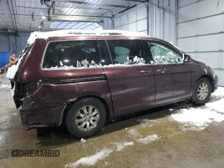 2009 Honda Odyssey EX-L with VIN 5FNRL38739B407617, listed as a Copart auction lot 43949295 with 248,461 mi miles and Salvage Title. Bid and sale history available at DreamBid. Image 3.