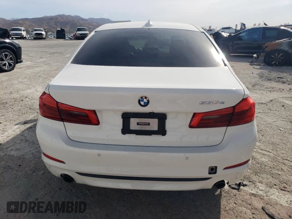 2020 BMW 5 Series 530e with VIN WBAJA9C0XLCD71591, listed as a Copart auction lot 79766234 with 115,358 mi miles and Salvage Title. Bid and sale history available at DreamBid. Image 6.