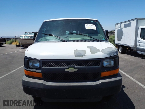2011 Chevrolet Express Cargo z VIN 1GCWGGCA1B1157360, wystawiony jako IAAI lot #42344777 z przebiegiem 338 960 mil mil oraz . Historia ofert i sprzedaży dostępna na DreamBid. Obrazek 6.