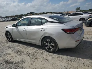 2021 Nissan Sentra SV with VIN 3N1AB8CV7MY219329, listed as a Copart auction lot 49722724 with 66,244 mi miles and Salvage Title. Bid and sale history available at DreamBid. Image 2.