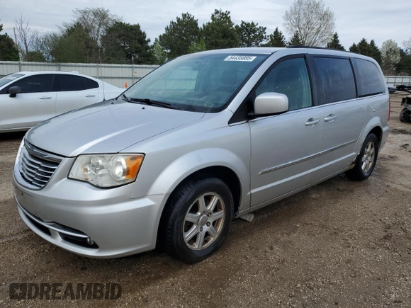 2011 Chrysler Town & Country Touring z VIN 2A4RR5DG9BR720174, wystawiony jako Copart lot #54435885 z przebiegiem 168 089 mil mil oraz Szkoda całkowita • Salvage title. Historia ofert i sprzedaży dostępna na DreamBid. Obrazek 1.