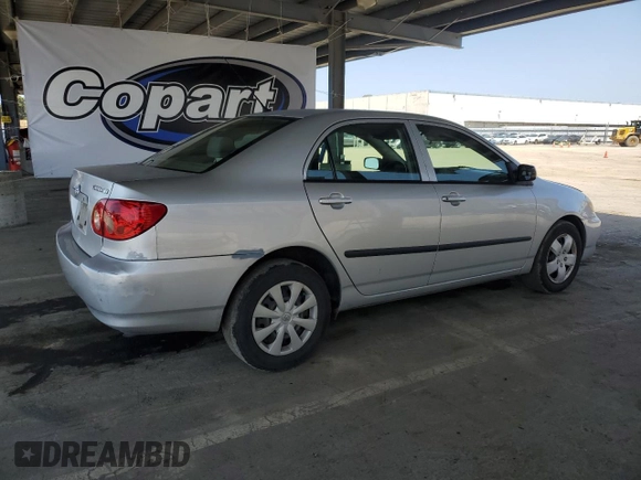 2007 Toyota Corolla CE with VIN JTDBR32E570108276, listed as a Copart auction lot 55184995 with 299,999 mi miles and Clean Title. Bid and sale history available at carsss.com. Image 3.