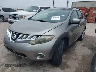 2009 Nissan Murano S with VIN JN8AZ18W49W139538, listed as a IAAI auction lot 41799409 with Not Provided miles and . Bid and sale history available at carsss.com. Image 2.