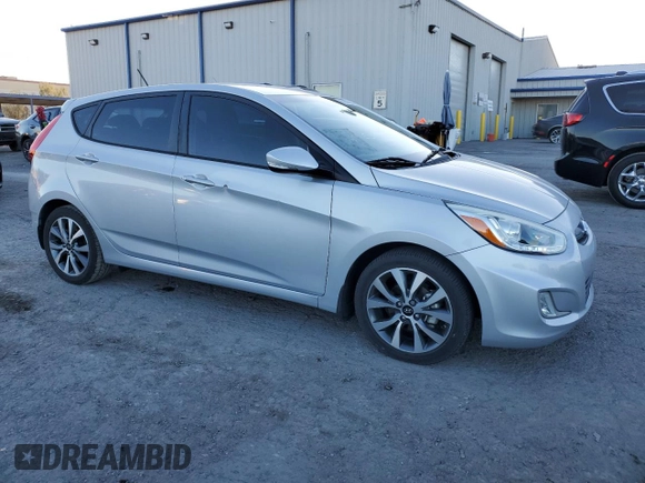 2015 Hyundai Accent Sport with VIN KMHCU5AE0FU201483, listed as a Copart auction lot 80882664 with 66,292 mi miles and Salvage Title. Bid and sale history available at carsss.com. Image 4.