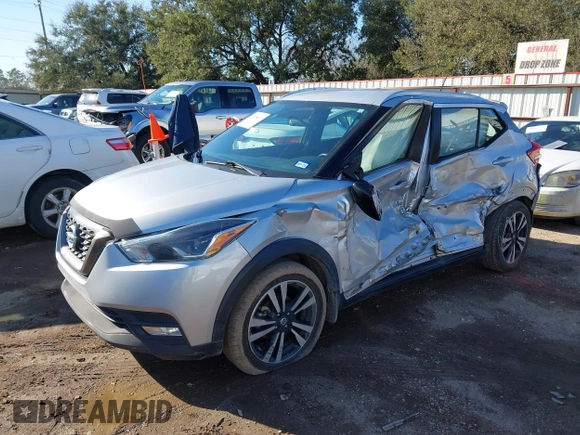 2019 Nissan Kicks S with VIN 3N1CP5CU8KL544677, listed as a IAAI auction lot 41654616 with 130,056 mi miles and . Bid and sale history available at carsss.com. Image 17.
