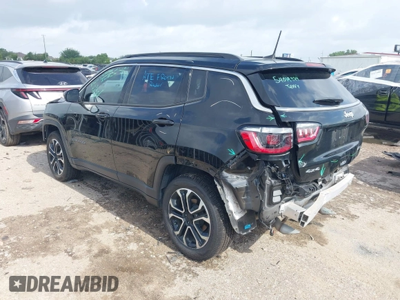 2023 Jeep Compass (RED) Edition with VIN 3C4NJDCN3PT514682, listed as a IAAI auction lot 42498677 with 18,895 mi miles and . Bid and sale history available at DreamBid. Image 3.