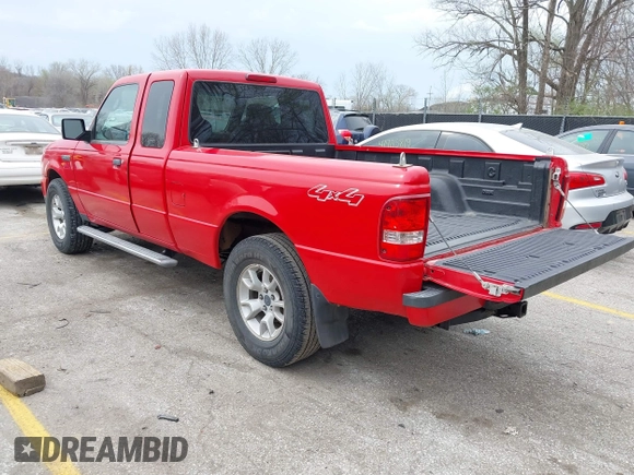 2009 Ford Ranger XLT with VIN 1FTZR45E39PA58729, listed as a IAAI auction lot 41875721 with 130,597 mi miles. Bid and sale history available at carsss.com. Image 3.