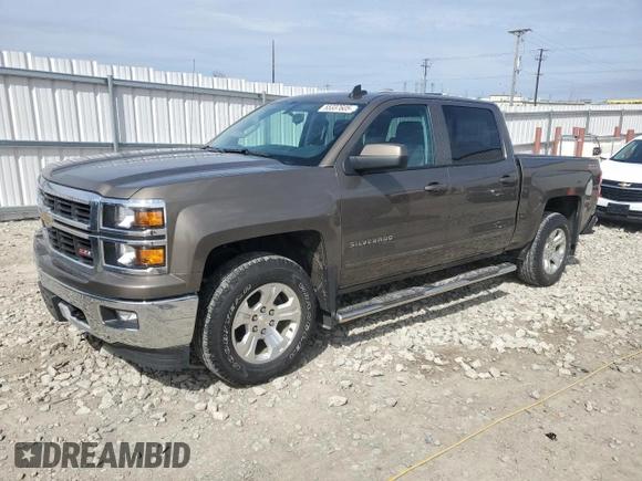 2015 Chevrolet Silverado 1500 LT with VIN 3GCUKREC5FG520430, listed as a Copart auction lot 55337605 with 132,910 mi miles and Clean Title. Bid and sale history available at DreamBid. Image 1.