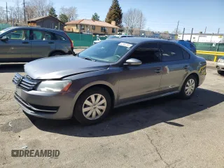2012 Volkswagen Passat S with VIN 1VWAP7A35CC019449, listed as a Copart auction lot 52040765 with 193,616 mi miles and Salvage title. Bid and sale history available at DreamBid. Image 1.