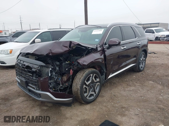 2023 Hyundai Palisade Limited z VIN KM8R54GE0PU514155, wystawiony jako IAAI lot #41413000 z przebiegiem 34 116 mil mil oraz . Historia ofert i sprzedaży dostępna na DreamBid. Obrazek 17.