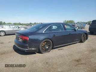 2015 Audi A8 3.0T with VIN WAU3GAFD2FN039318, listed as a Copart auction lot 54906635 with 146,767 mi miles and Salvage Title. Bid and sale history available at DreamBid. Image 3.