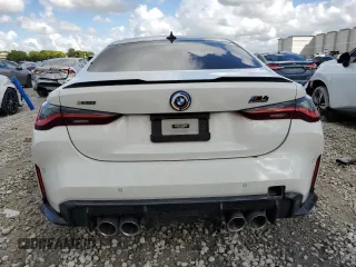 2023 BMW M4 Competition xDrive with VIN WBS43AZ07PCM93498, listed as a Copart auction lot 77186764 with 36,427 mi miles and Non Repairable. Bid and sale history available at carsss.com. Image 6.