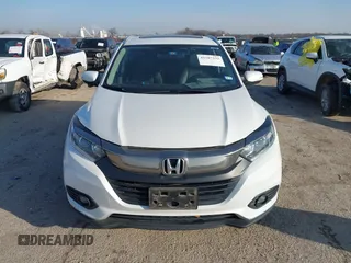 2021 Honda HR-V EX-L with VIN 3CZRU5H76MM727036, listed as a IAAI auction lot 41587332 with 91,506 mi miles. Bid and sale history available at carsss.com. Image 12.