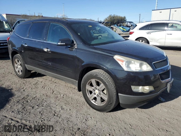 2012 Chevrolet Traverse 1LT with VIN 1GNKRGED2CJ152547, listed as a Copart auction lot 52012085 with 238,137 mi miles and Salvage Title. Bid and sale history available at DreamBid. Image 4.