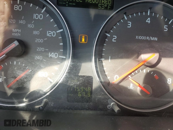 2007 Volvo C70 with VIN YV1MC68217J014411, listed as a Copart auction lot 83255234 with 115,948 mi miles and Clean Title. Bid and sale history available at carsss.com. Image 9.