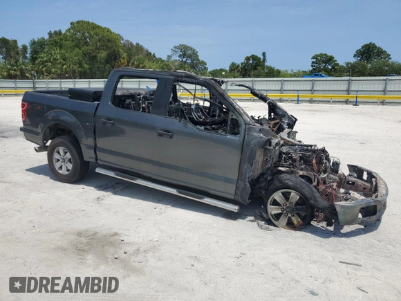 2019 Ford F-150 XL z VIN 1FTEW1E54KFA64007, wystawiony jako Copart lot #56282205 z przebiegiem Nie podano mil oraz Nie do naprawy • Non repairable. Historia ofert i sprzedaży dostępna na DreamBid. Obrazek 4.
