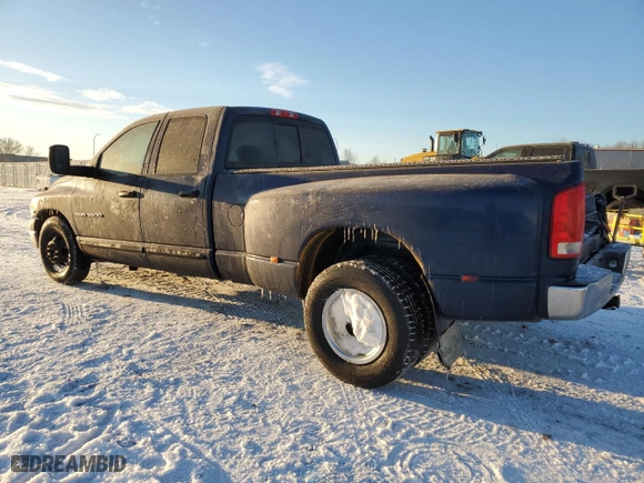 2005 Dodge Ram 3500 SLT with VIN 3D7MR48C65G816975, listed as a Copart auction lot 86141694 with 261,723 mi miles and Salvage Title. Bid and sale history available at carsss.com. Image 2.