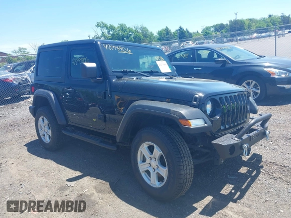 2021 Jeep Wrangler Sport S z VIN 1C4HJXAG6MW872318, wystawiony jako IAAI lot #42273906 z przebiegiem 31 003 mil mil oraz . Historia ofert i sprzedaży dostępna na DreamBid. Obrazek 1.