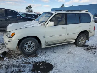 2000 Lexus LX 470 with VIN JT6HT00W3Y0099818, listed as a Copart auction lot 88960265 with 340,332 mi miles and Clean Title. Bid and sale history available at carsss.com. Image 1.