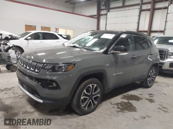 2022 Jeep Compass High Altitude with VIN 3C4NJDCBXNT101483, listed as a IAAI auction lot 41573157 with 18,473 mi miles and . Bid and sale history available at DreamBid. Image 17.