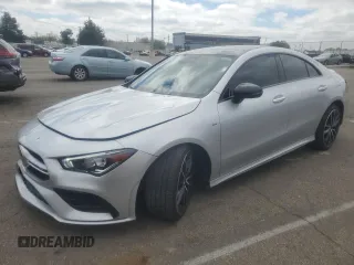 2021 Mercedes-Benz CLA 35 AMG with VIN W1K5J5BB2MN220673, listed as a Copart auction lot 52355014 with 30,685 mi miles and . Bid and sale history available at DreamBid. Image 1.
